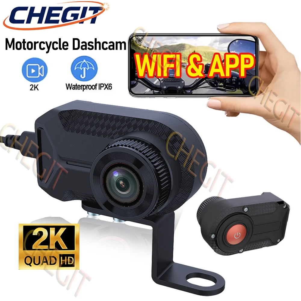 Mountain Biking Images - Kamera motocyklowa 2K HD, wideorejestrator, kamera
