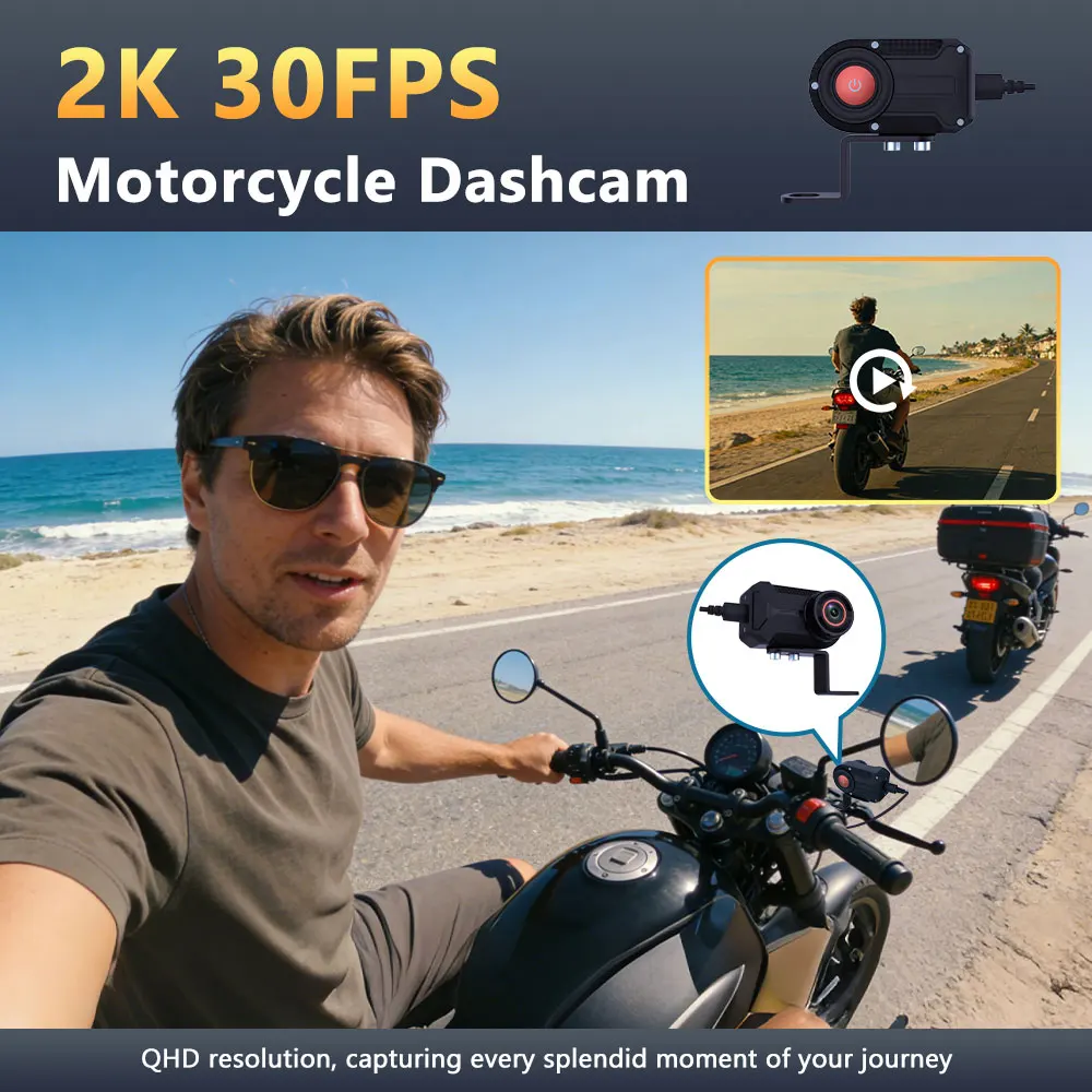 Nowa kamera motocyklowa 2K QHD – Mountain Biking Images recenzja i cena