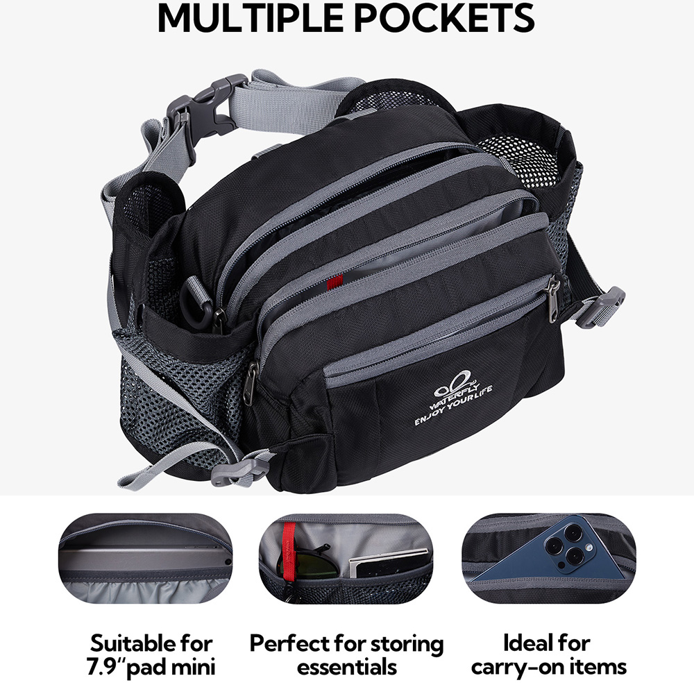 WATERFLY Fanny Pack Waist Bag  – Mountain Biking Hip Pack recenzja i cena