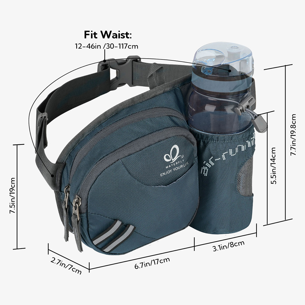 WATERFLY Fanny Pack Waist Bag  – Mountain Biking Hip Pack recenzja i cena